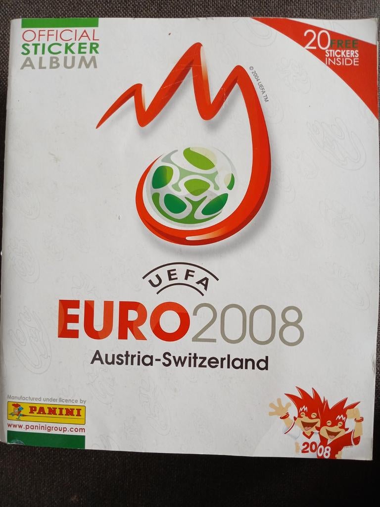 Volledig album van Panini Euro 2008., Ophalen of Verzenden