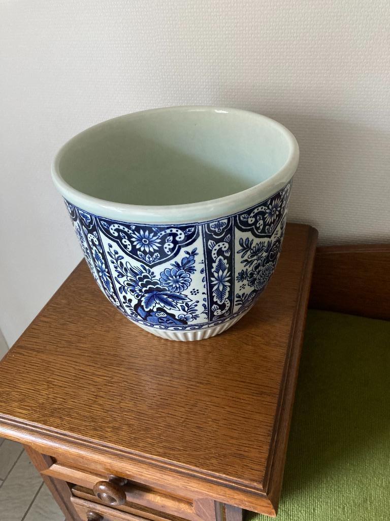 bloempot /cachepot in Delfts porselein, Antiek en Kunst, Ophalen of Verzenden