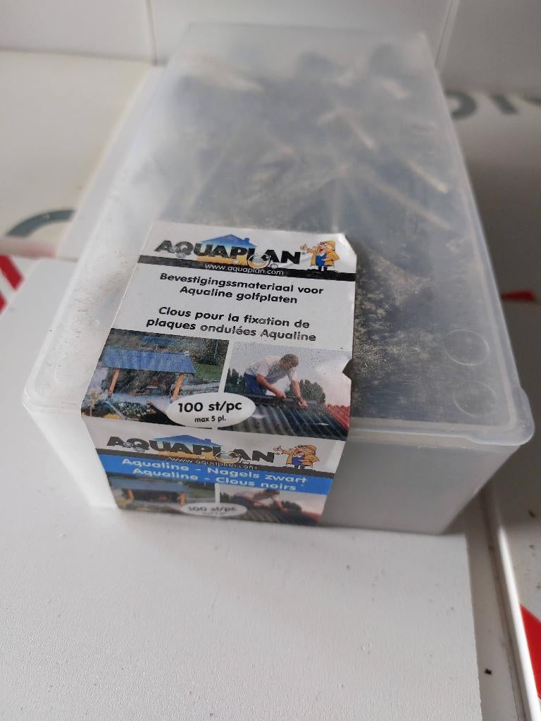 Nagels voor Aqualine golfplaten, Bricolage & Construction, Tuiles & Revêtements de toit, Neuf, Enlèvement ou Envoi, Autres types