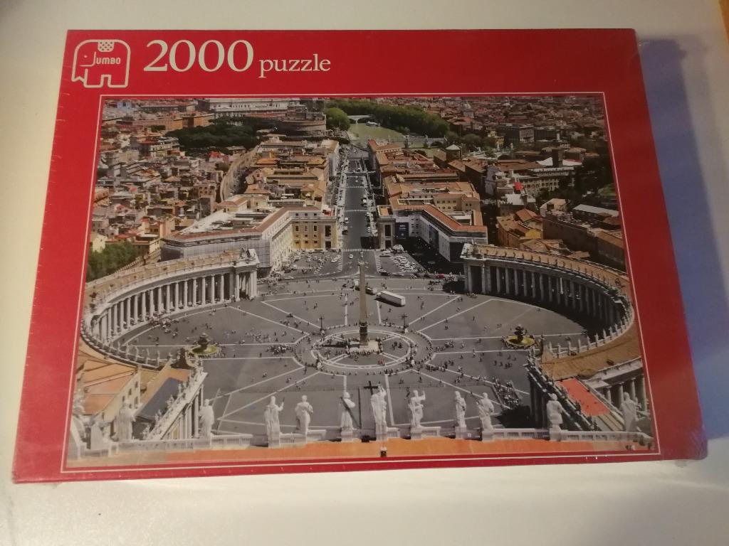 Puzzel Jumbo 2000 stukjes Rome Sint Pietersplein (NIEUW), Ophalen of Verzenden, Meer dan 1500 stukjes, Nieuw, Legpuzzel