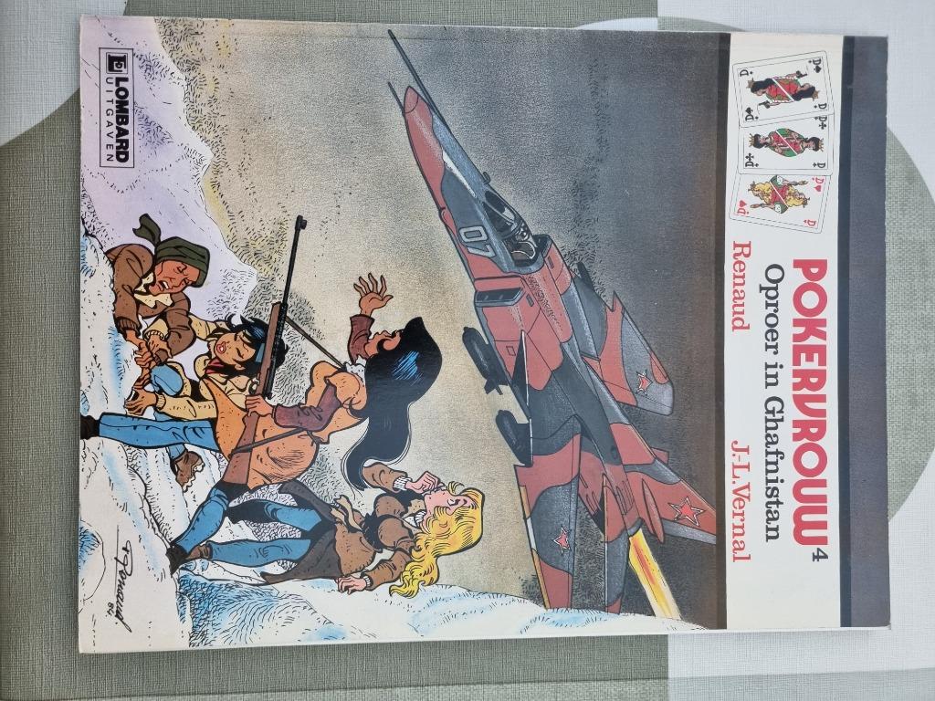 Strip Pokervrouw, Boeken, Stripverhalen, Ophalen of Verzenden, Zo goed als nieuw, Renaud, Meerdere stripboeken