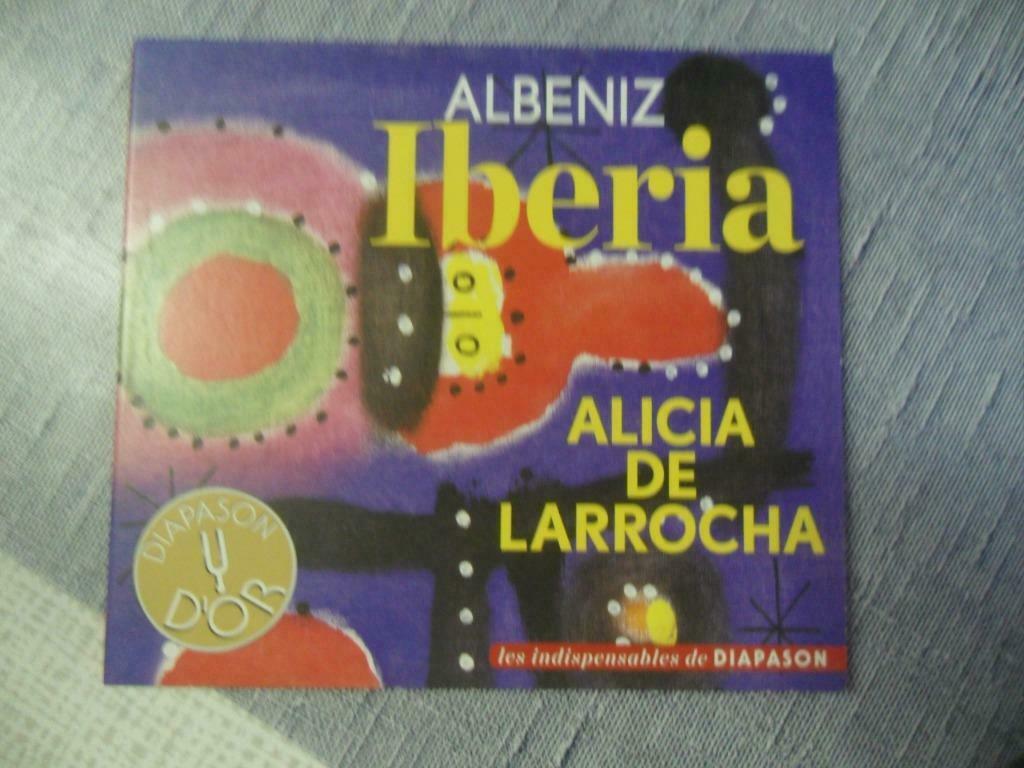 albeniz iberia  alicia de larrocha, Enlèvement ou Envoi, Comme neuf