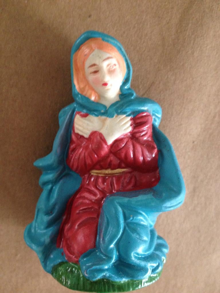 Statue de Marie - pièce pour une crèche - 7 cm, Enlèvement ou Envoi, Comme neuf