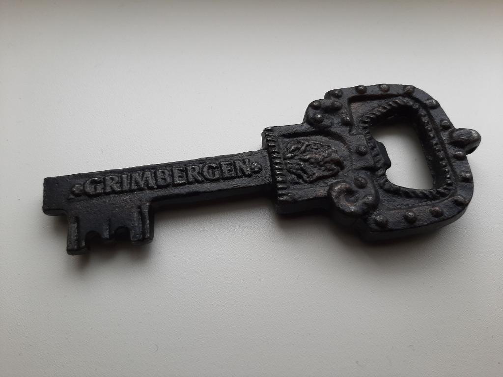 Grimbergen flessenopener, Ophalen of Verzenden, Gebruikt, Overige merken