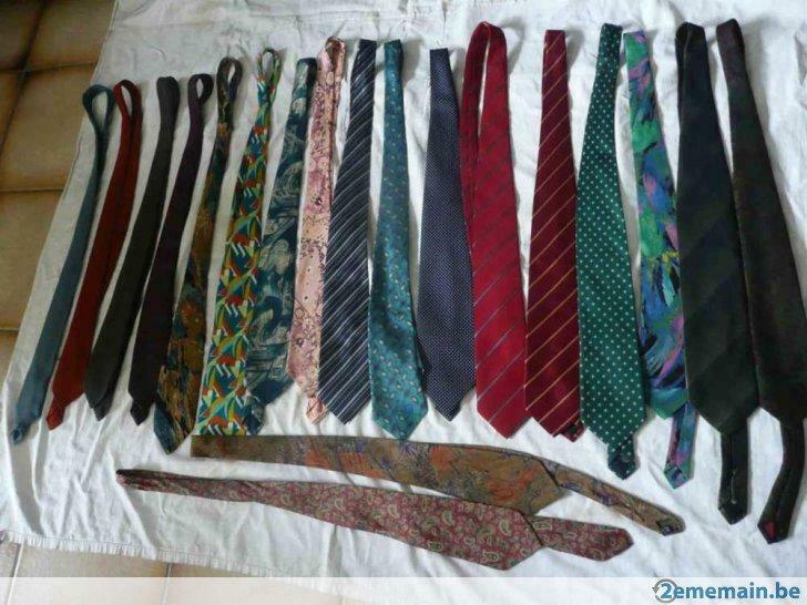 lot de 30 cravates, Vêtements | Hommes, Cravates, Enlèvement ou Envoi, Porté, Autre