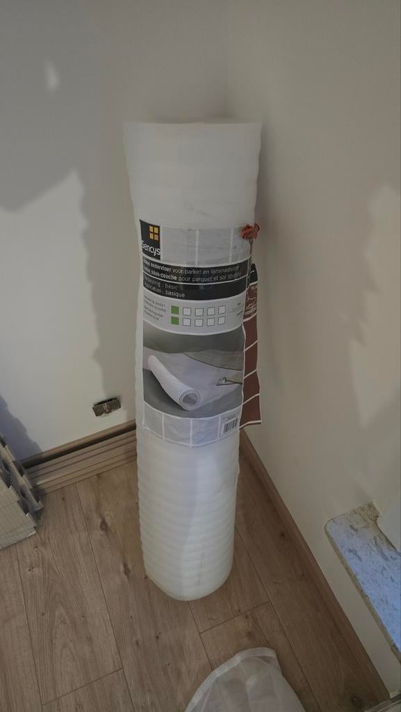 Sous couche parquet et stratifié Sency isotex 15m2 3mm, Enlèvement, Parquet