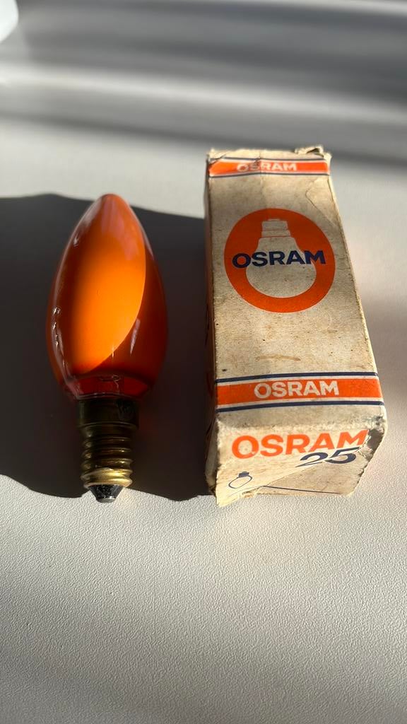 Lampje vintage gekleurd, Ophalen, Zo goed als nieuw