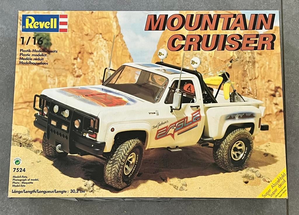 1/16 Revell Mountain Cruiser. Pick-up+crossmoto, Ophalen of Verzenden, Zo goed als nieuw, Revell