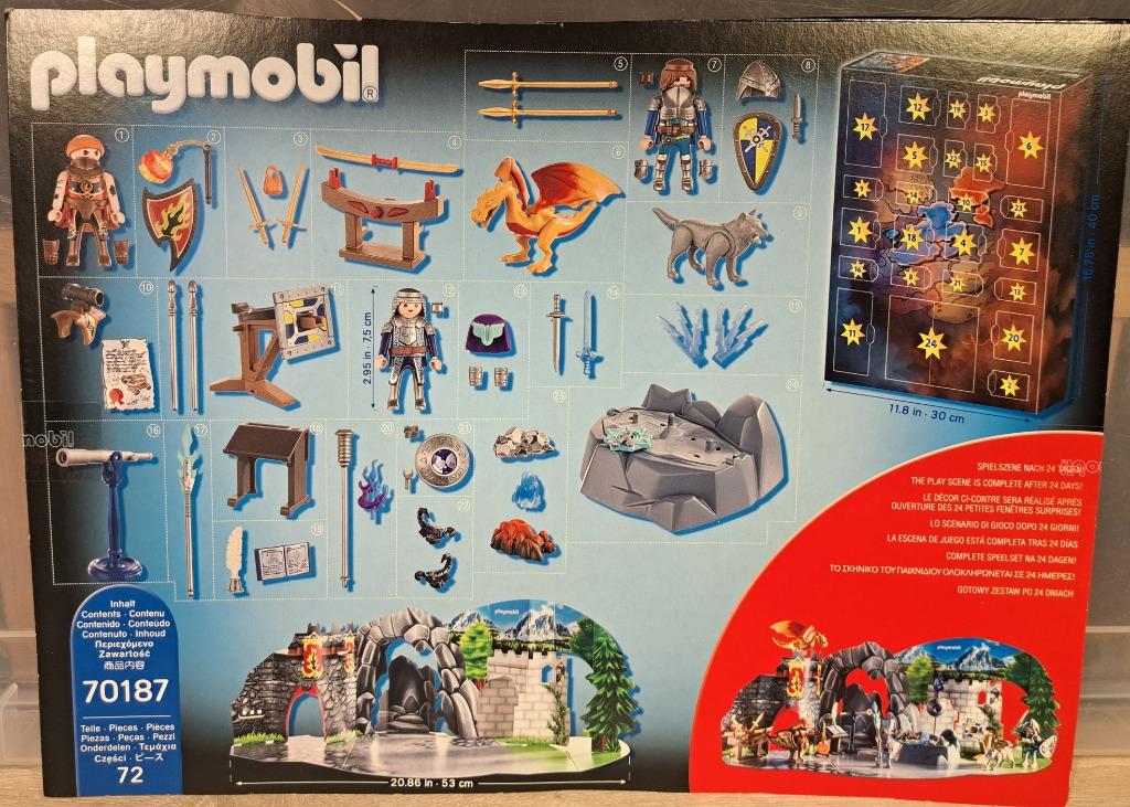 Playmobil 70187 Adventskalender Ridderduel, Enlèvement ou Envoi, Comme neuf
