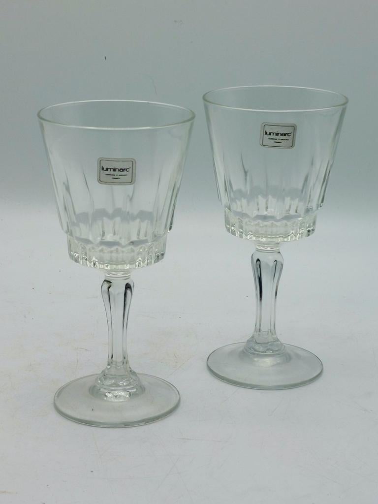 2 verres à vin en cristal, Enlèvement ou Envoi, Comme neuf