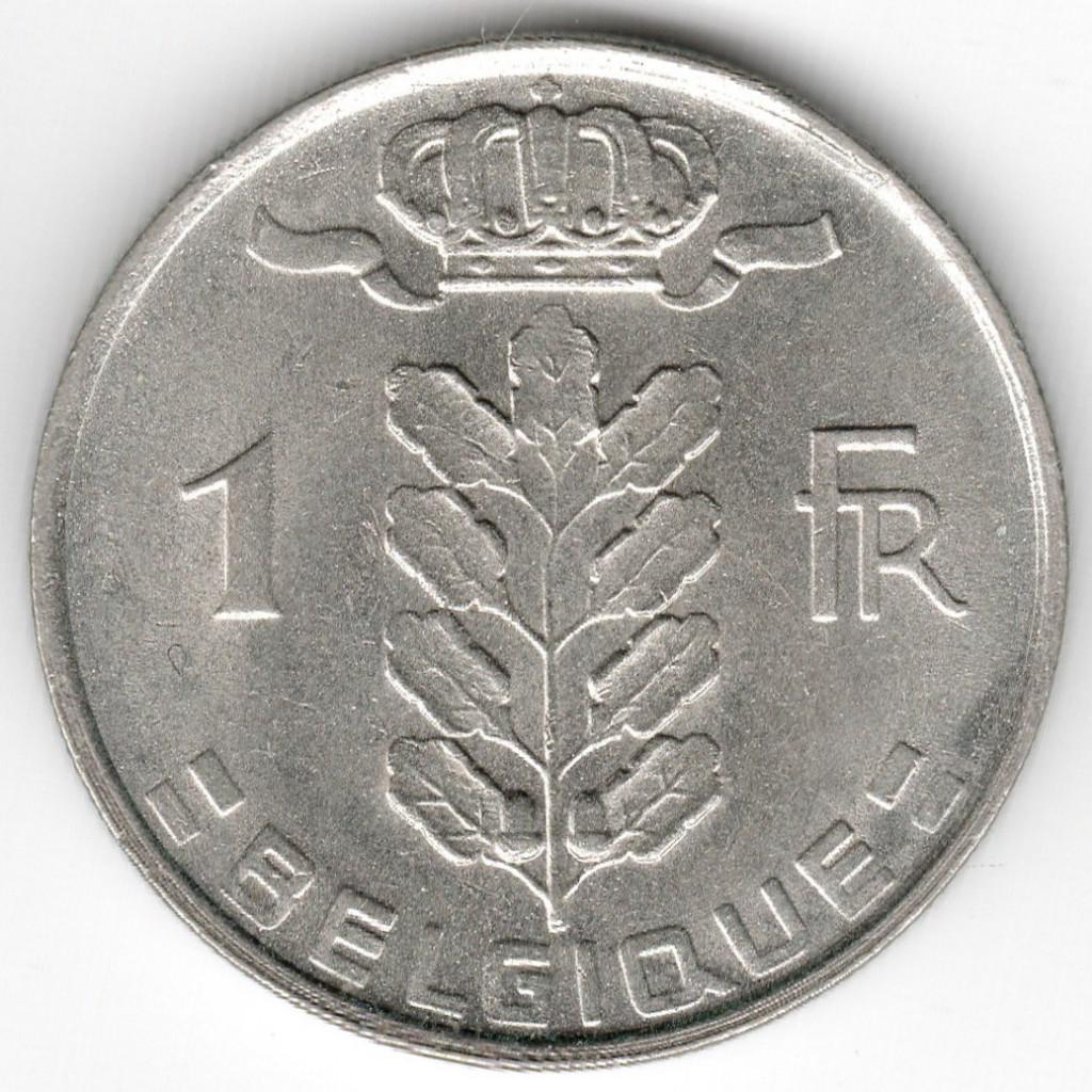 Belgique : 1 Franc 1980 Morin 650 français Ref 13484, Enlèvement ou Envoi, Métal, Monnaie en vrac