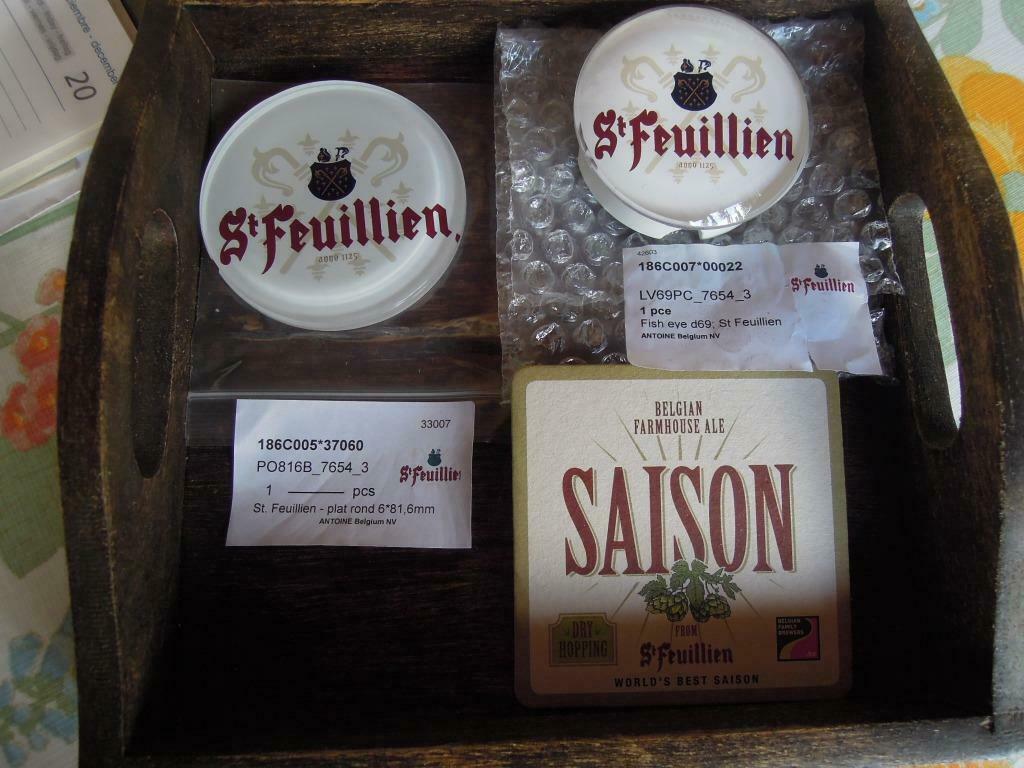 verzameling tapschijf St.-Feuillien, Verzamelen, Biermerken, Ophalen of Verzenden, Nieuw, Overige typen