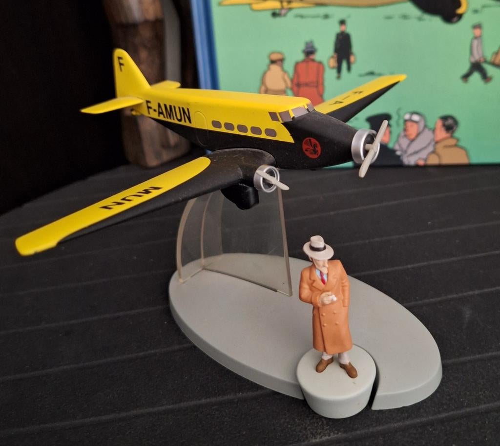Avions Tintin 20 -26 - 35 - 38 et 43, Verzamelen, Stripfiguren, Gebruikt, Kuifje, Ophalen of Verzenden