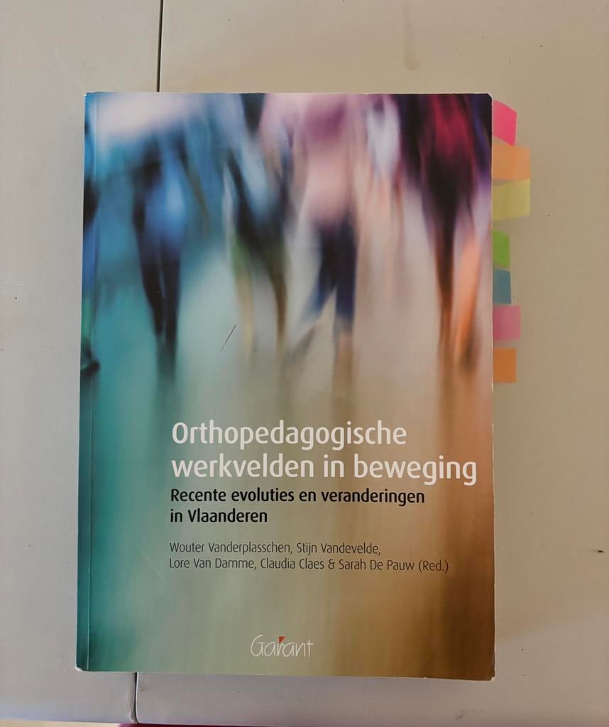 Sarah De Pauw - Orthopedagogische werkvelden in beweging, Boeken, Studieboeken en Cursussen, Ophalen of Verzenden, Sarah De Pauw; Claudia Claes