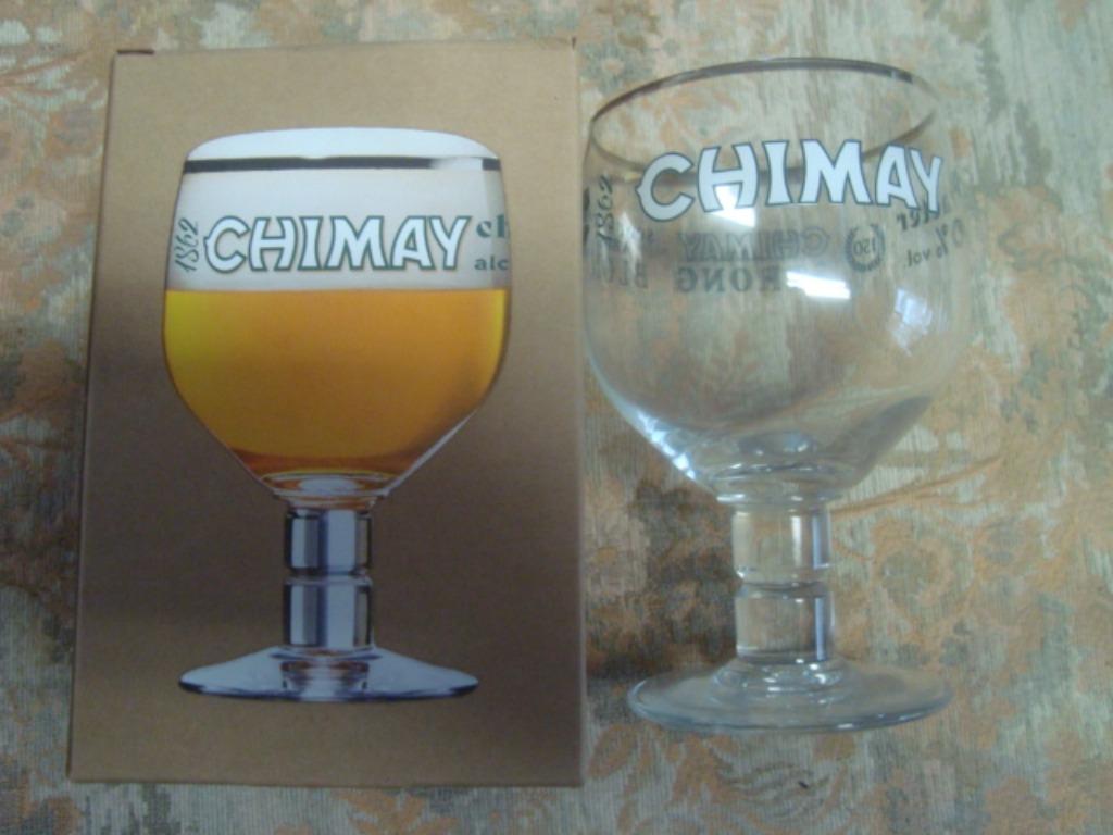 🎁 Verre Chimay, neuf, "La Chimay 150", Envoi, Neuf, Verre à bière