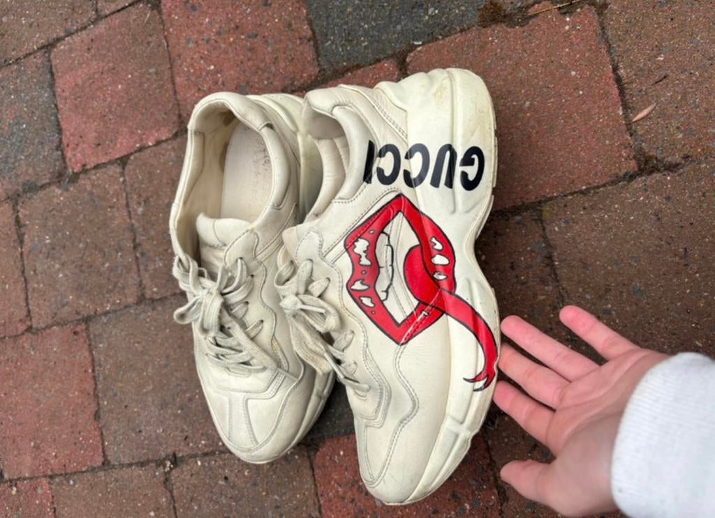 Sneaker Guccie taille 41, Enlèvement ou Envoi, Autres couleurs, Comme neuf, Baskets