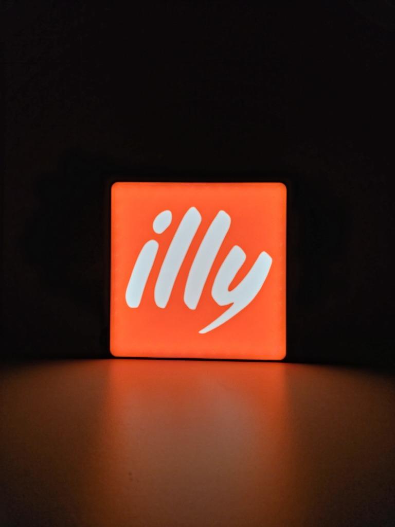 Illy LED lamp / lightbox, Huis en Inrichting, Kunststof, Modern, Industriële, Nieuw, Ophalen of Verzenden