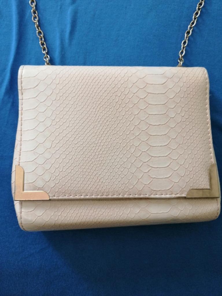 handtas roze croco imitatie, Ophalen of Verzenden, Zo goed als nieuw, Roze, Handtas