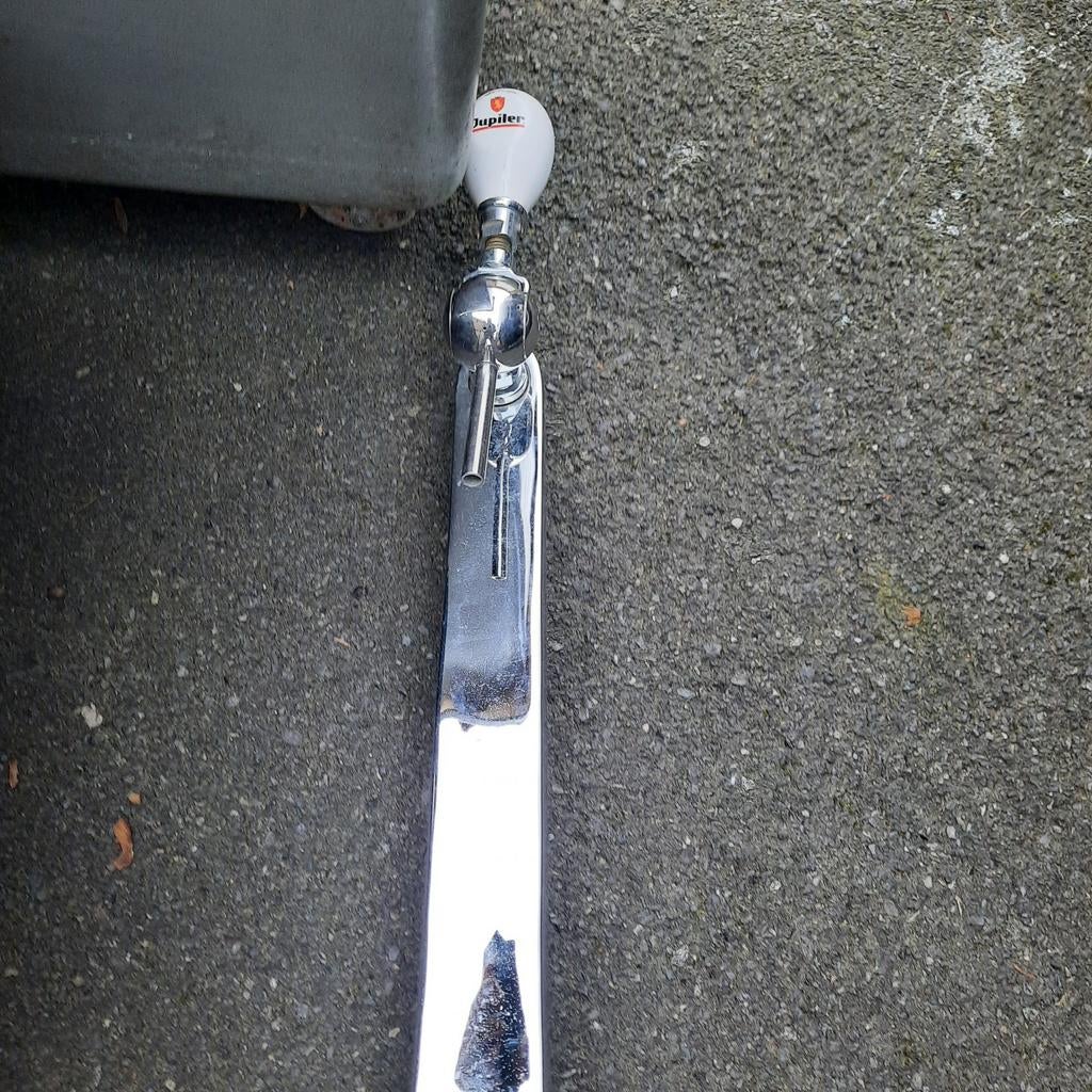 Tapkraan in goede staat ! Chromé - koper . Jupiler ., Tuin en Terras, Ophalen of Verzenden
