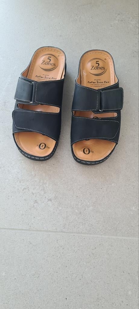 Slippers Dr Mauch - donkerblauw - maat 39, Ophalen, Zo goed als nieuw, Slippers