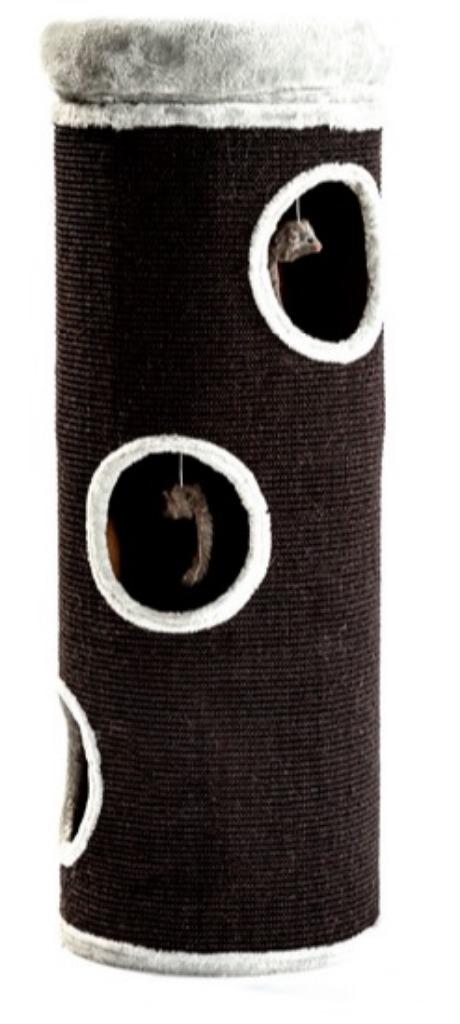 Krabton Pascal Noir 45x100cm, Animaux & Accessoires, Meubles griffoirs pour chats, Neuf, Baril à gratter, Enlèvement