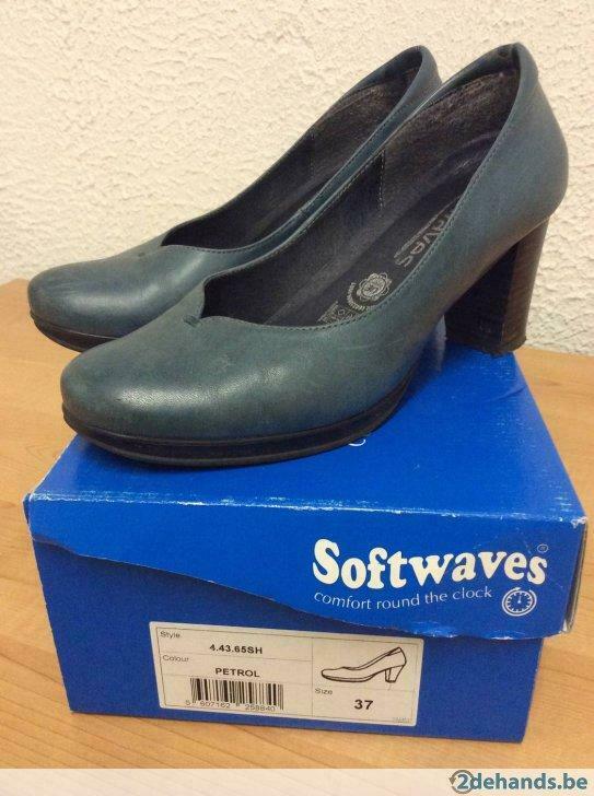 Heel comfortabel paar dames pumps. Merk: Softwaves. Maat: 37, Gedragen, Pumps