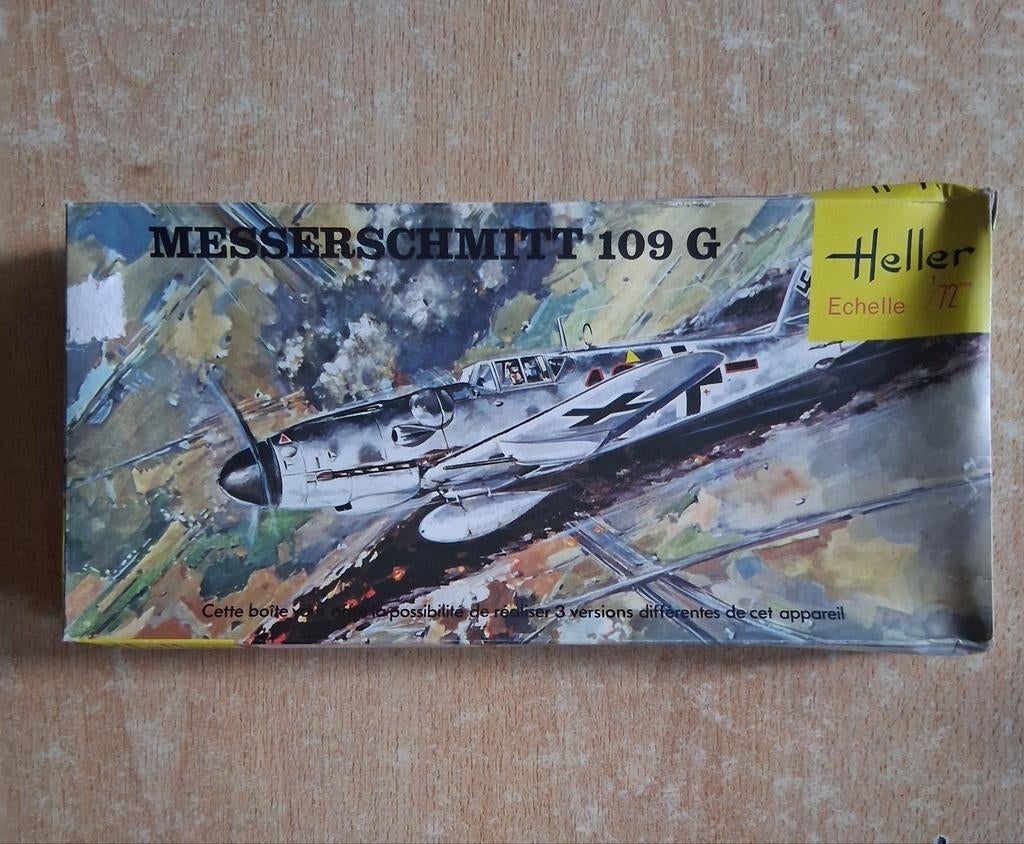 Messerschmitt 109 G , Heller 1/72, Enlèvement ou Envoi, Comme neuf, 1:72 à 1:144, Heller