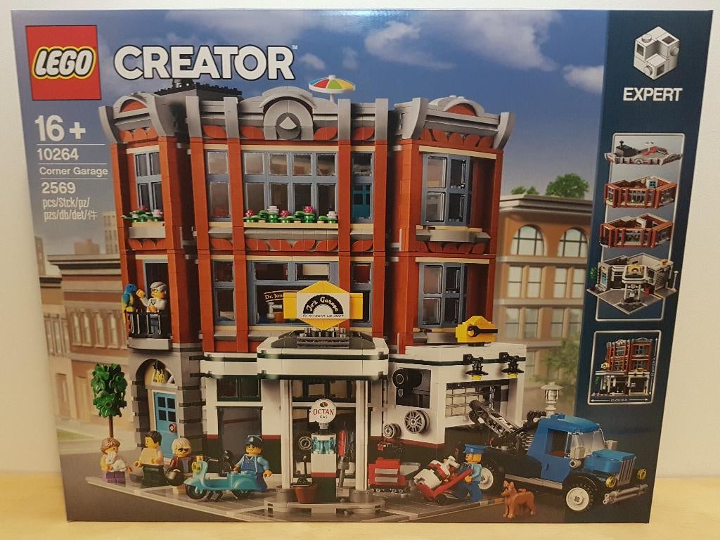 (GESEALD) Lego 10264 Corner Garage, Ophalen of Verzenden, Nieuw, Complete set, Lego