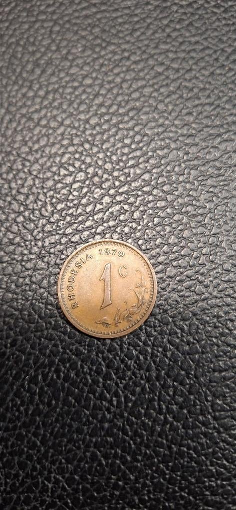 3##      Zimbabwe (Rhodesië) 1 cent 1970, Postzegels en Munten, Munten | Afrika, Ophalen of Verzenden, Zimbabwe