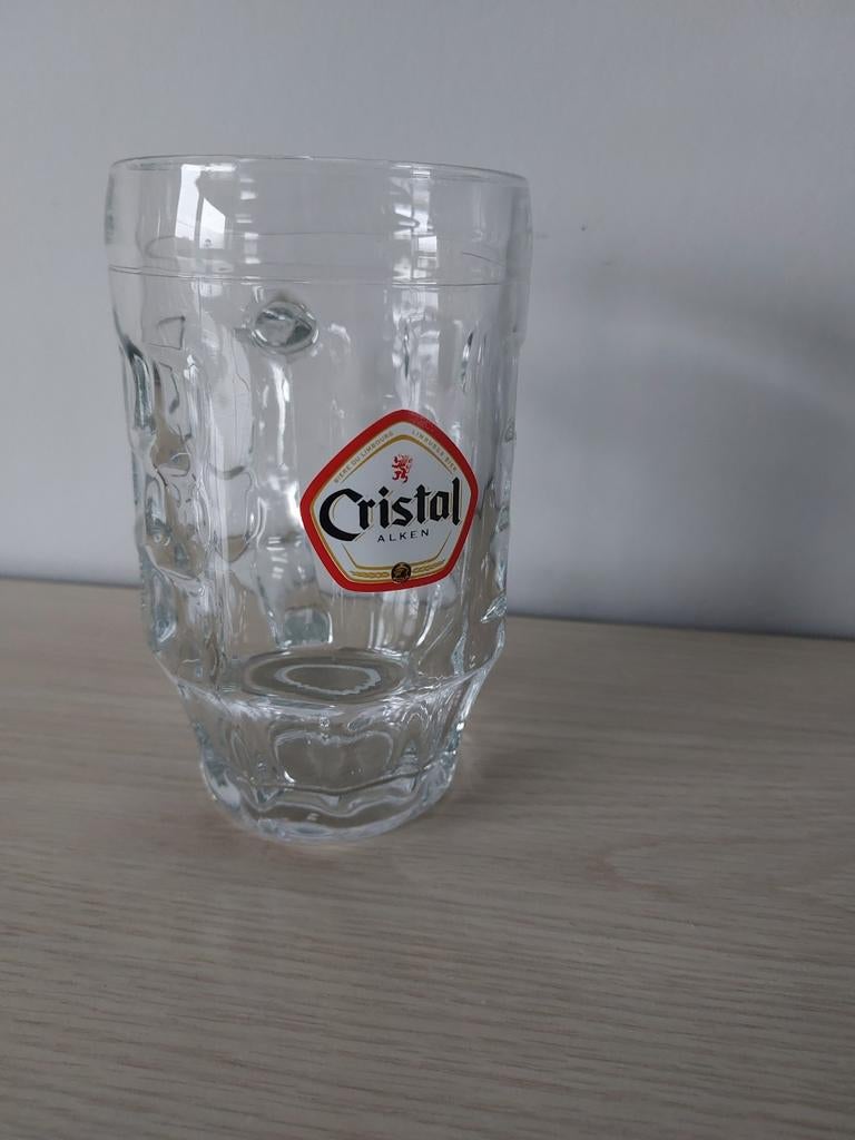 Chope à bière Cristal Alken 0,5 l, Enlèvement ou Envoi, Comme neuf, Chope(s), Autres marques