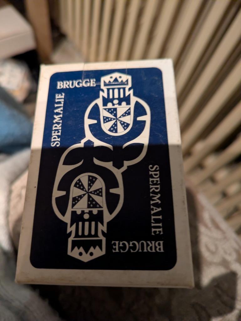 Brugge Spermalie, Ophalen of Verzenden, Zo goed als nieuw, Speelkaart(en)