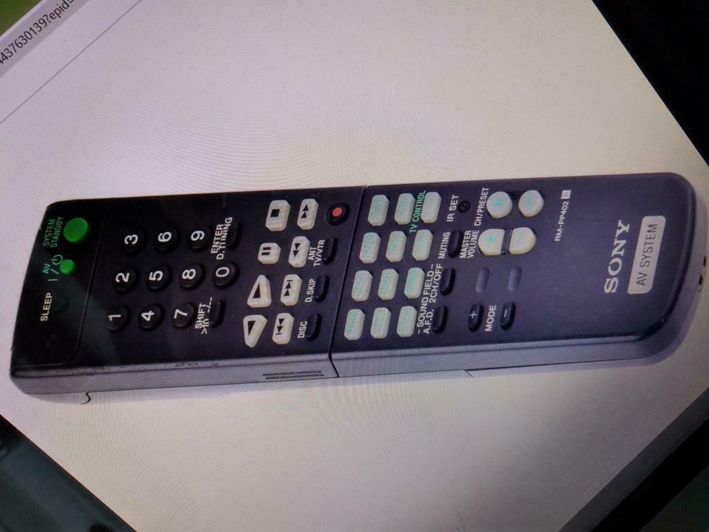 Je cherches une télécommande SONY RM-PP402, Enlèvement ou Envoi, Sony