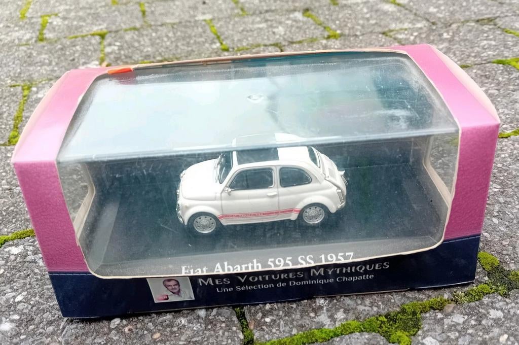 Schaalmodel Fiat 500 Abarth 595 SS 1957, Ophalen of Verzenden, Zo goed als nieuw, Auto