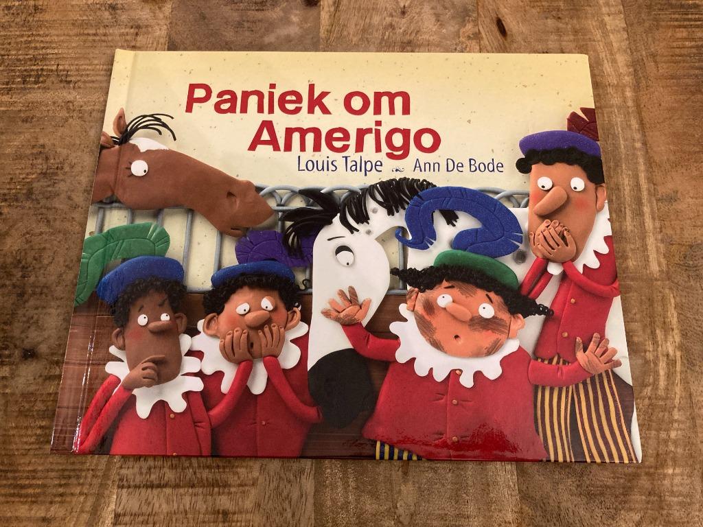 Prentenboek - Paniek om Amerigo - Louis Talpe, Enlèvement ou Envoi, Comme neuf, Louis Talpe, Livre d'images