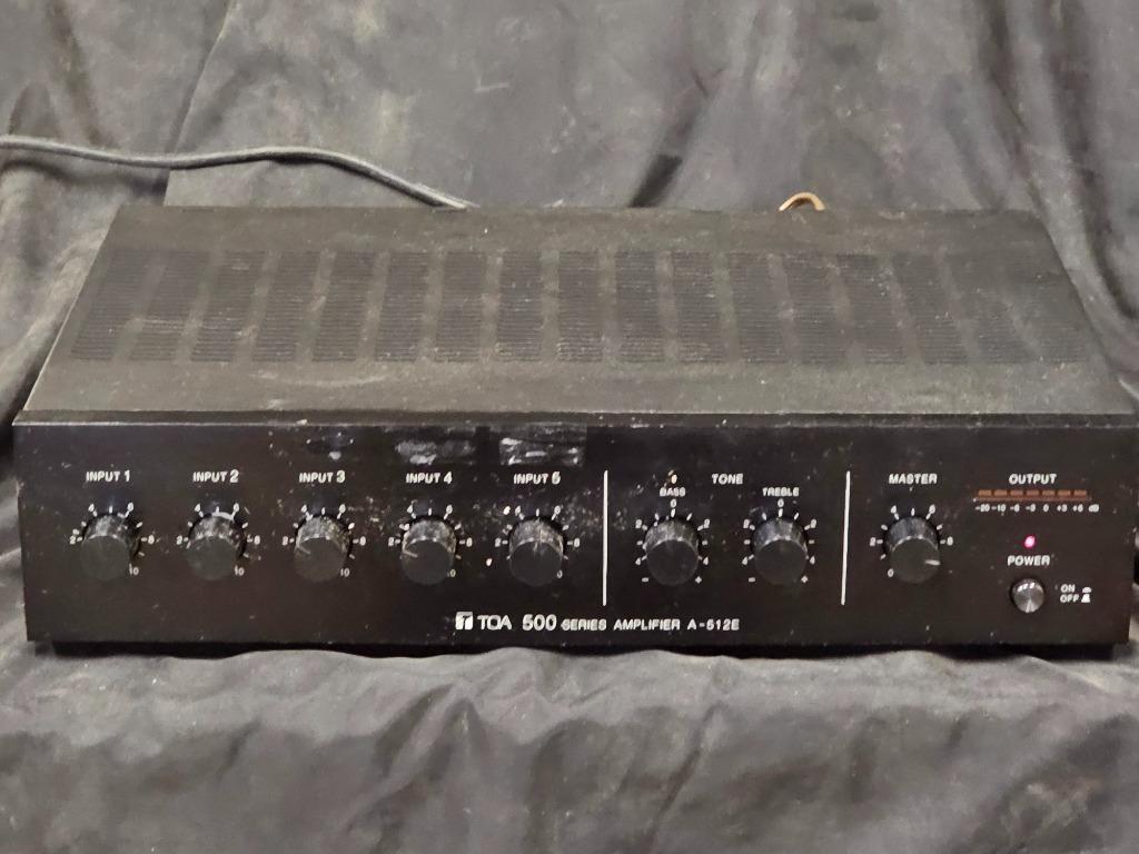 toa 500 series amplifier A 512, Audio, Tv en Foto, Ophalen of Verzenden