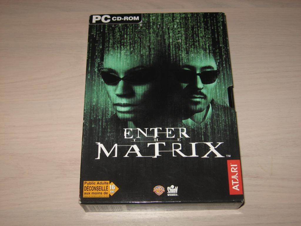 Jeu pc enter the matrix, Enlèvement ou Envoi, Aventure et Action, Comme neuf, 3 joueurs ou plus