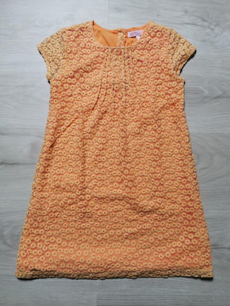 Oranje jurk C&A - maat 128, C&A, Meisje, Ophalen of Verzenden, Zo goed als nieuw