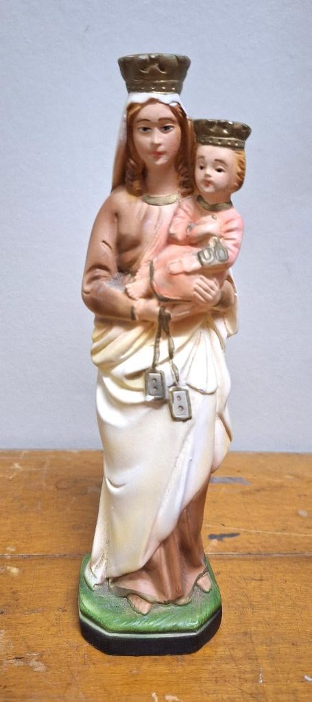 Religieus beeldje Maria met kindje Jezus, Antiquités & Art, Antiquités | Objets religieux, Enlèvement
