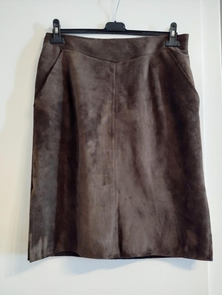 Jupe en daim brun taille taille 40, Vêtements | Femmes, Comme neuf, Brun