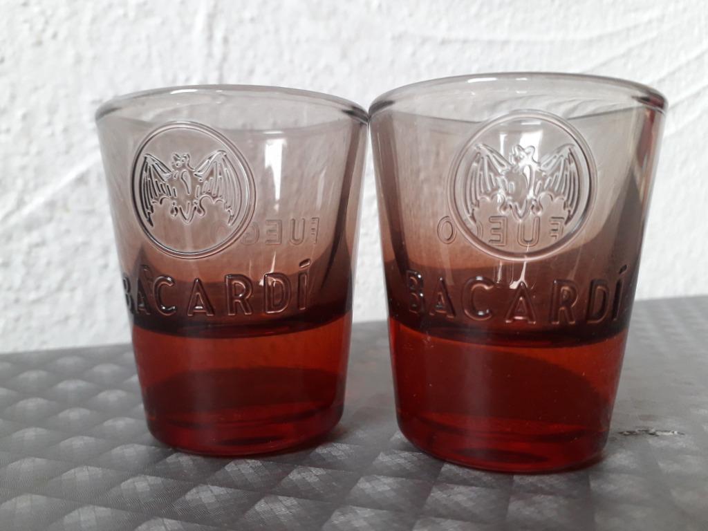 Bacardi Fuego, Ophalen of Verzenden, Zo goed als nieuw, Borrel- of Shotglas
