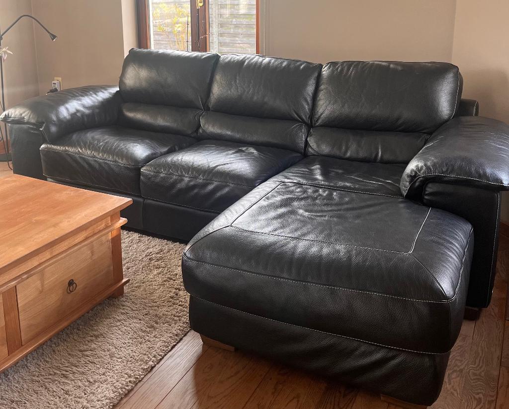 Salon, Huis en Inrichting, Ophalen, Zo goed als nieuw, Leer, Hedendaags