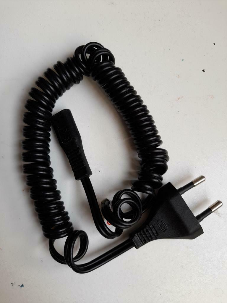 Spiraalkabel voor scheerapparaat of trimmer etc. 1m, Ophalen of Verzenden, Zo goed als nieuw, Overige typen