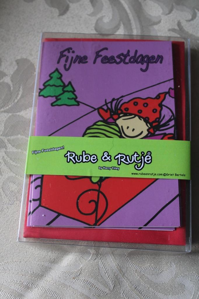 Rube & Rutje kerstkaarten kerstpak en slee, Ophalen of Verzenden, Nieuw