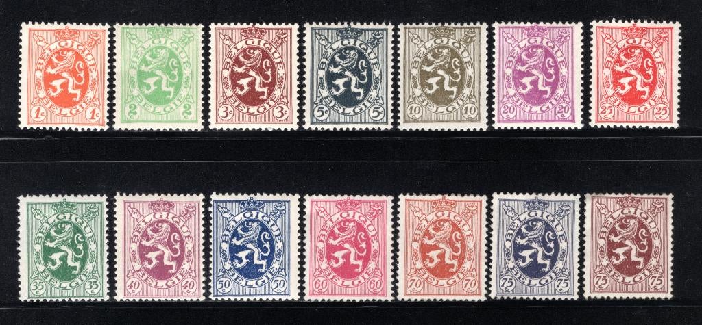 276/288A MNH 1929 - Armoiries, Enlèvement ou Envoi, Non oblitéré, Neuf