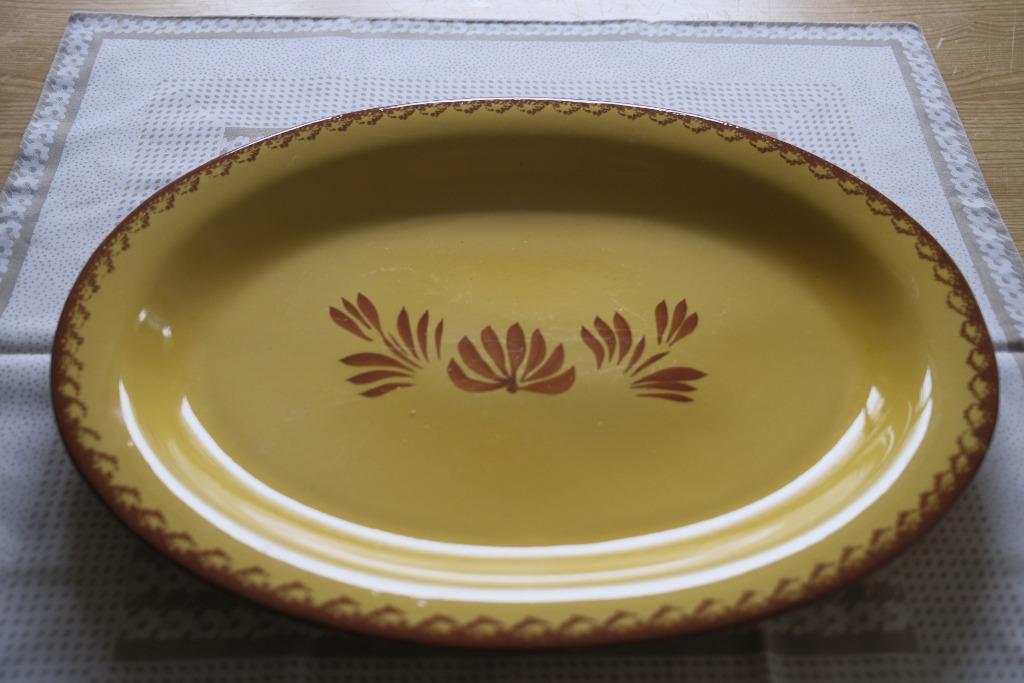 Grote Bretonse serveerschaal van aardewerk, grote tafel, Ophalen of Verzenden