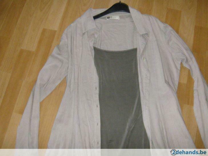 vest + top merk turnover merk mais il est ou le soleil, Kleding | Dames, Ophalen of Verzenden, Gedragen, Maat 42/44 (L)