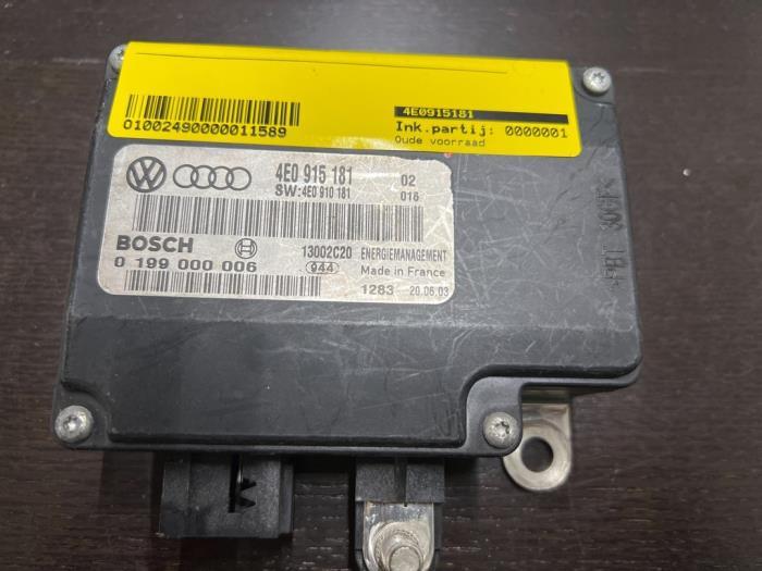Module de contrôle de batterie d'un Audi A8, -, 3 mois de garantie, Audi, Utilisé