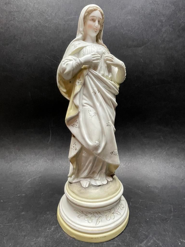 Statue ancienne de Sainte Marie,XIXe siècle en parfait état, Enlèvement ou Envoi