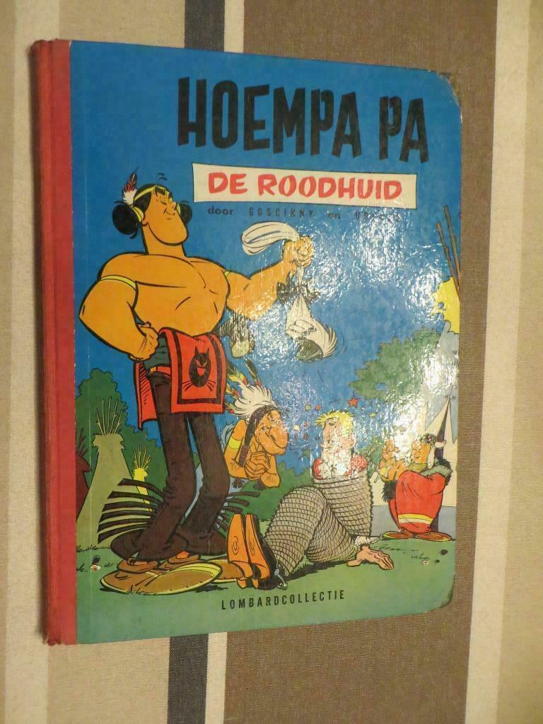 Hoempa Pa de roodhuid-HC-linnen rug -1961-Lombard Collectie, Boeken, Stripverhalen, Gelezen, Eén stripboek, Ophalen of Verzenden