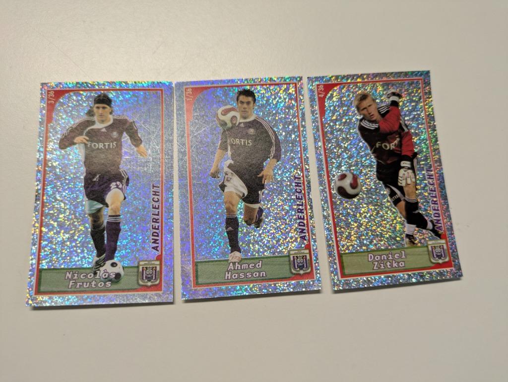 AUTOCOLLANTS PANINI ANDERLECHT 3x LU UPDATE football 2008, Envoi